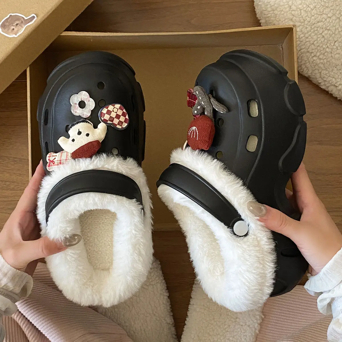 Winter Cotton Arch Support Slippers for Kids — feature 30
