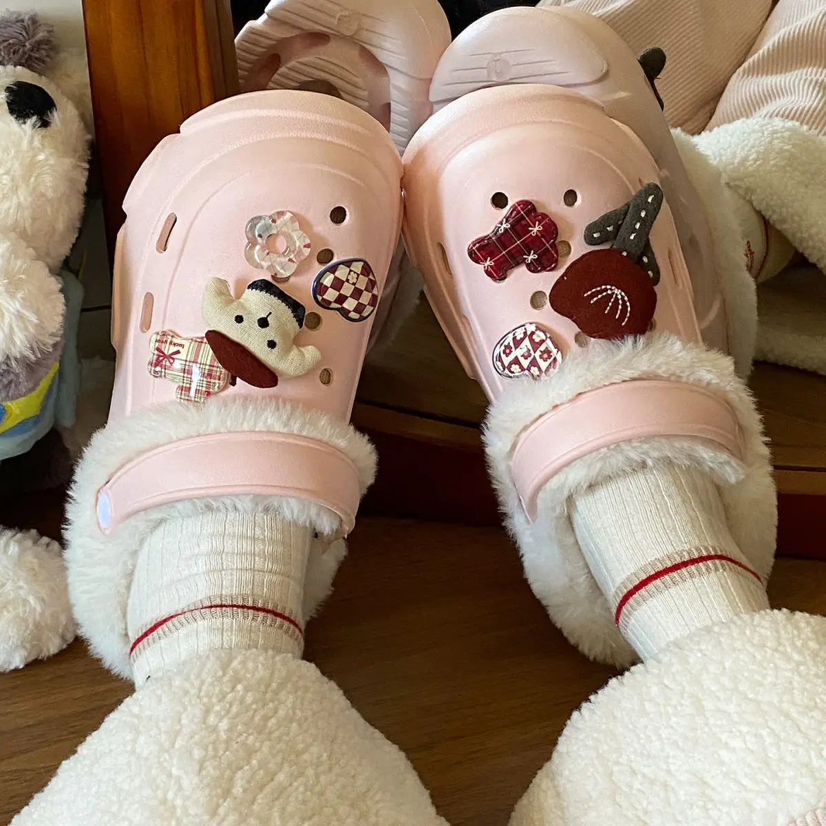 Winter Cotton Arch Support Slippers for Kids — feature 32