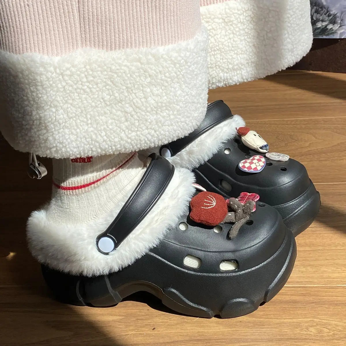 Winter Cotton Arch Support Slippers for Kids — feature 33