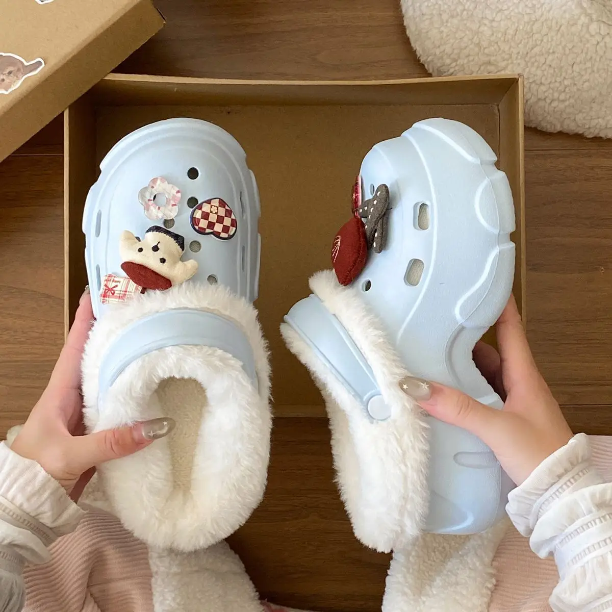 Winter Cotton Arch Support Slippers for Kids — feature 37