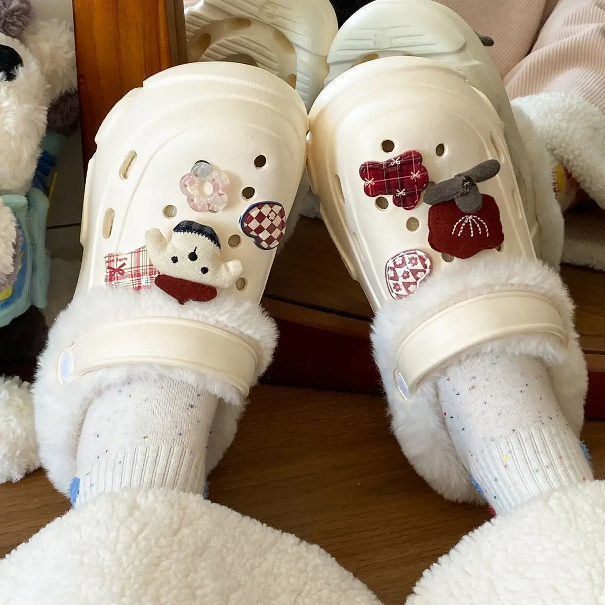Winter Cotton Arch Support Slippers for Kids — feature 38