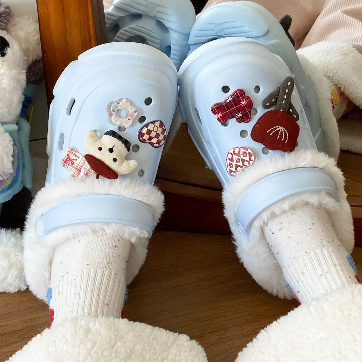 Winter Cotton Arch Support Slippers for Kids — feature 39
