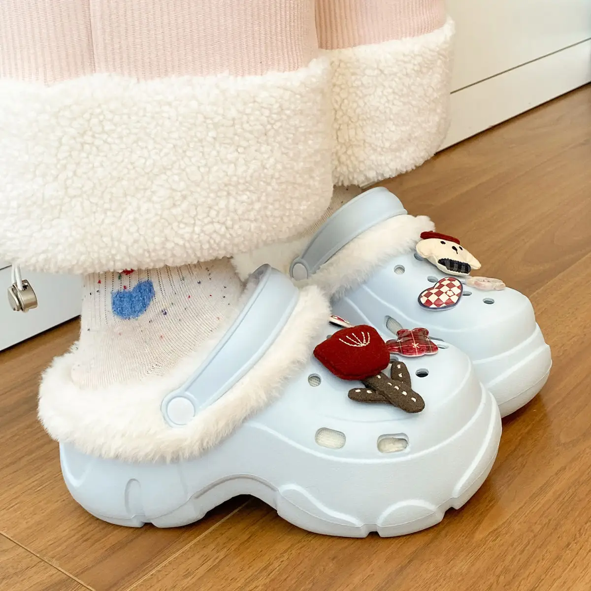 Winter Cotton Arch Support Slippers for Kids — feature 40