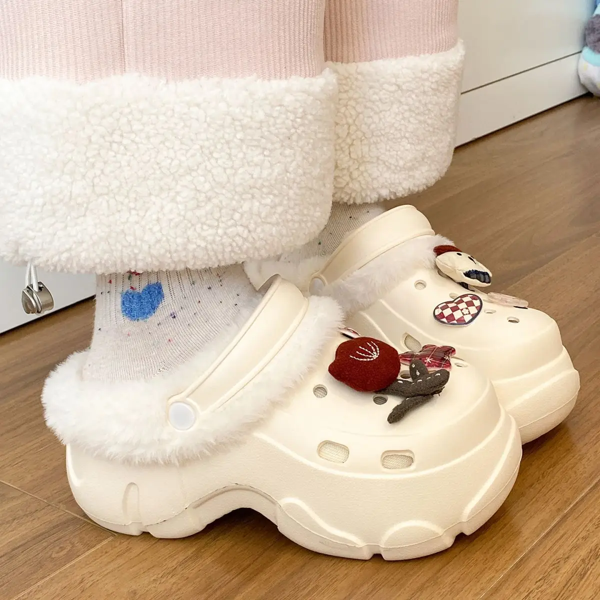 Winter Cotton Arch Support Slippers for Kids — feature 41
