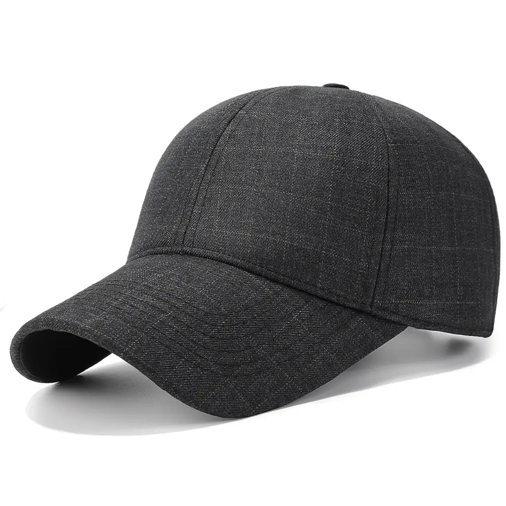 Men Ultra-Soft Lined Baseball Cap Grey - Image 9