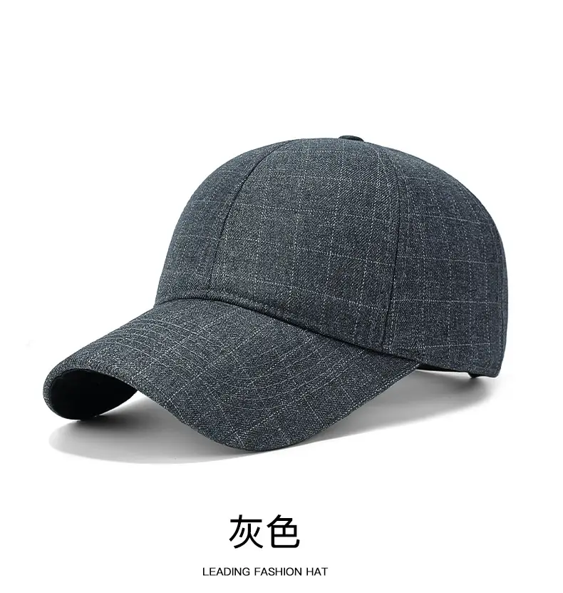 Men Ultra-Soft Lined Baseball Cap Grey — feature 14