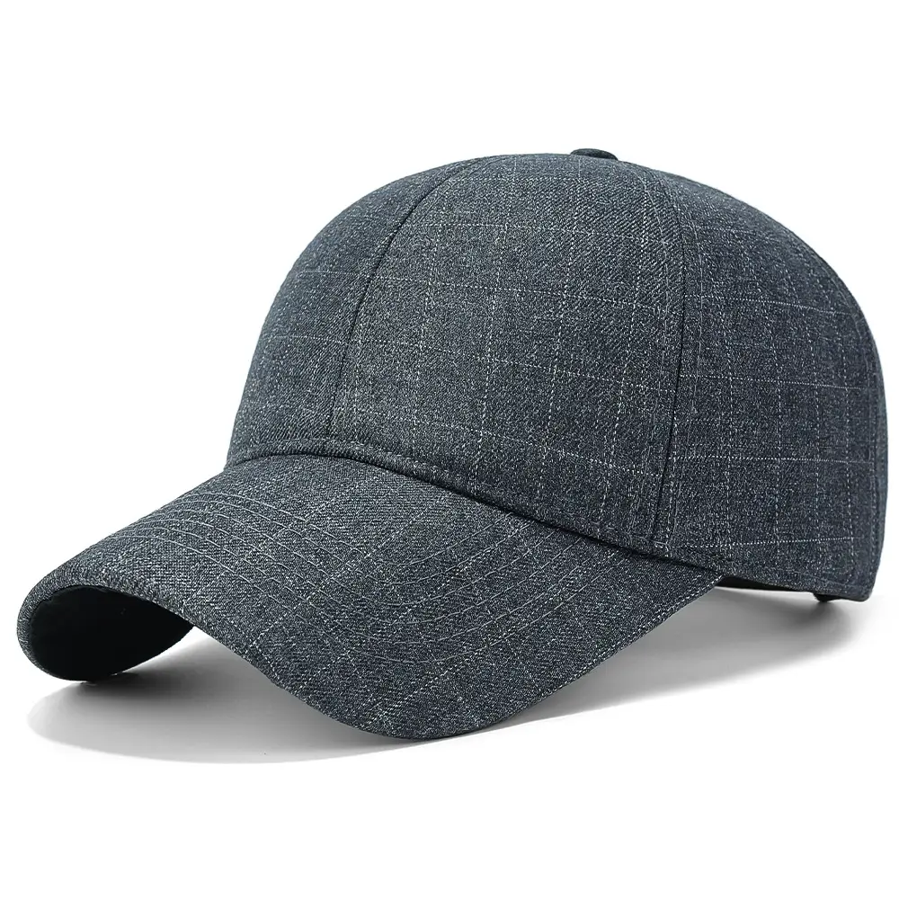 Men Ultra-Soft Lined Baseball Cap Grey - Image 2