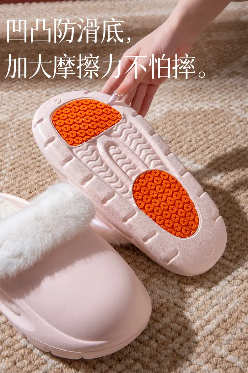 Cotton Slippers for Women Autumn and Winter 2025 New Indoor Home Non-Slip Warm Plus Plush Slippers Women's Cotton Shoes — feature 4