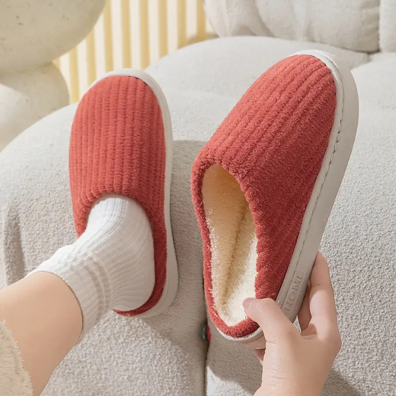 Warm Cotton Slippers for Women Winter Indoor - Image 2