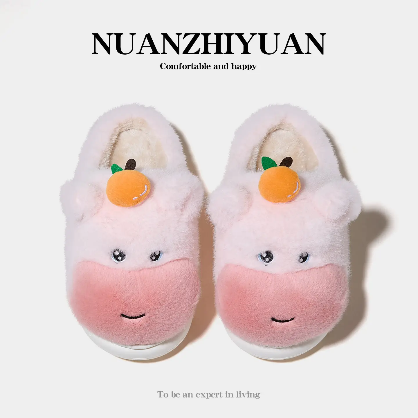 Cute Furry Women's Winter Slippers Thick Soft - Image 4