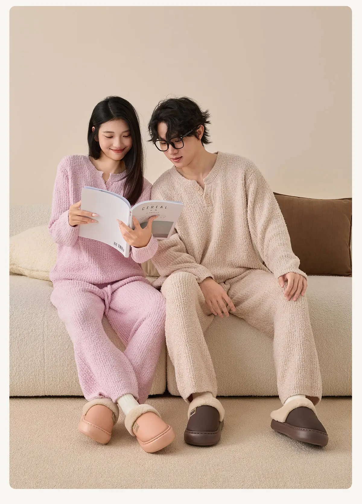 Winter Warm Wool Slippers for Men Women Anti-Slip Thick Soled — feature 19