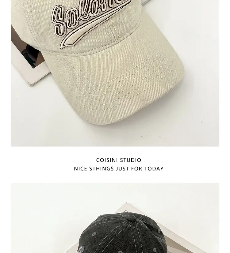 Women 2025 Letter Embroidered Baseball Cap Maroon — feature 12