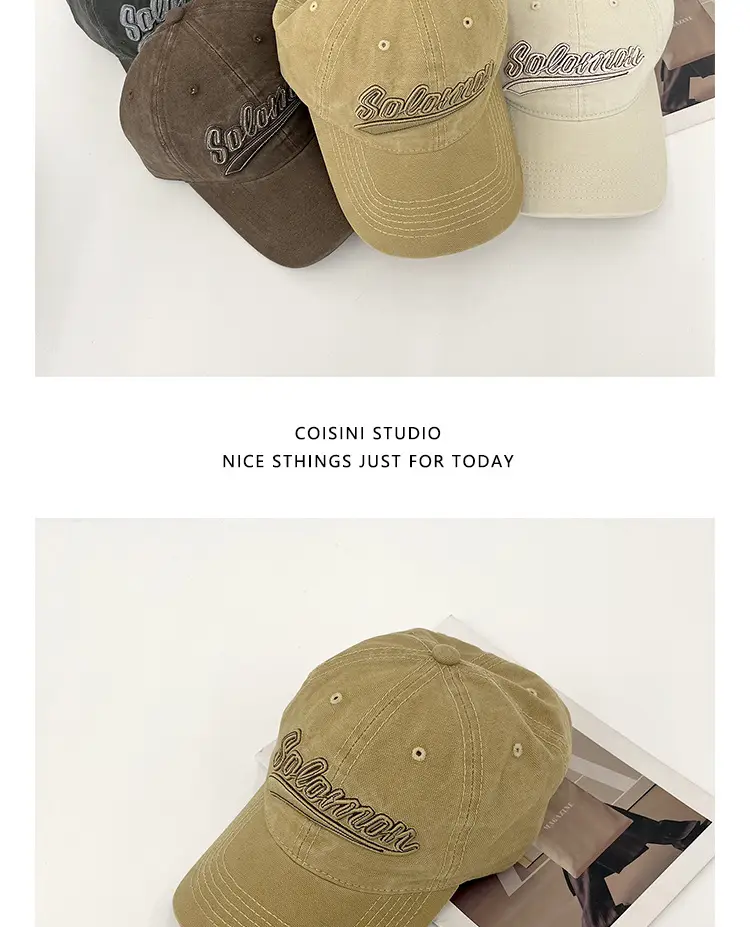 Women 2025 Letter Embroidered Baseball Cap Maroon — feature 6