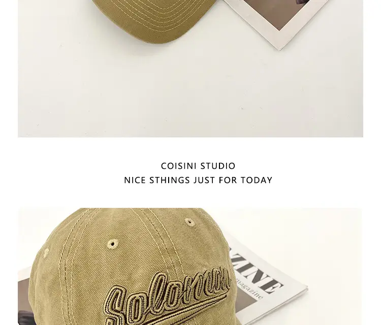 Women 2025 Letter Embroidered Baseball Cap Maroon — feature 7