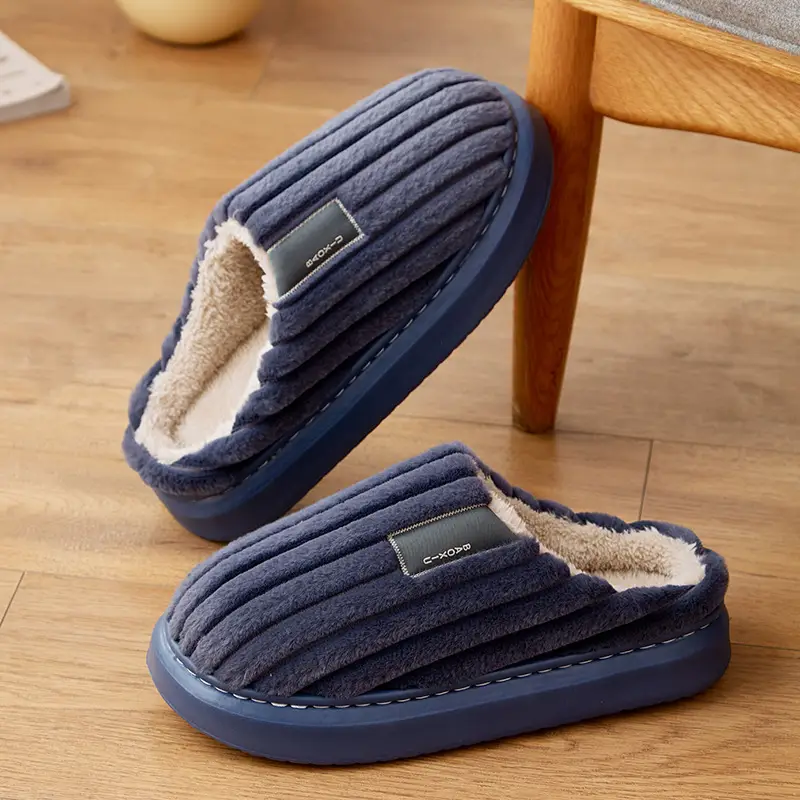 Elderly Non-Slip Fleece Slippers for Men Winter - Image 8