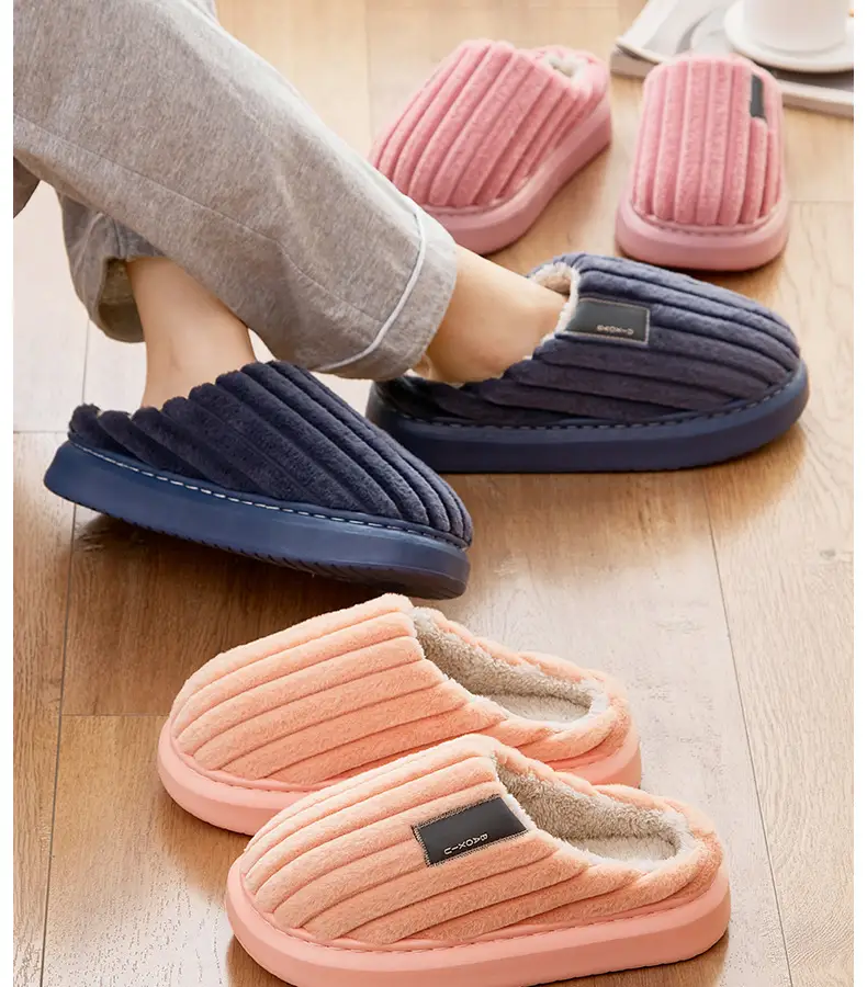 Elderly Non-Slip Fleece Slippers for Men Winter — feature 19
