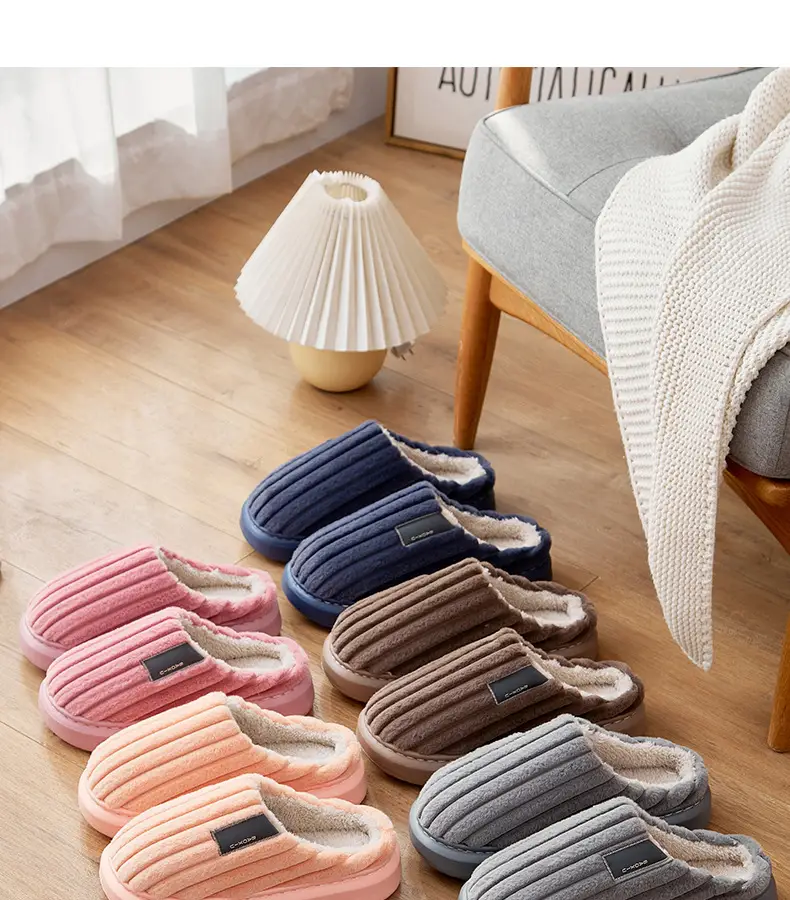 Elderly Non-Slip Fleece Slippers for Men Winter — feature 24