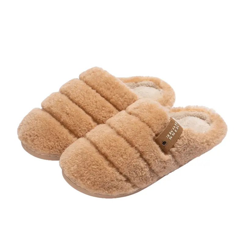 Non-Slip Cotton Slippers for Women in Winter 2025 New Indoor Home Household Fleece-Lined Warm Cotton Slippers for Women in Winter for Men - Image 8