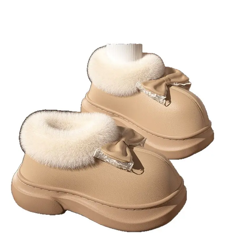 Cotton Slippers Women's Autumn and Winter Indoor Home 2025 New Thick-Soled Plush Slippers Winter Women's Cotton Shoes Wholesale - Image 8