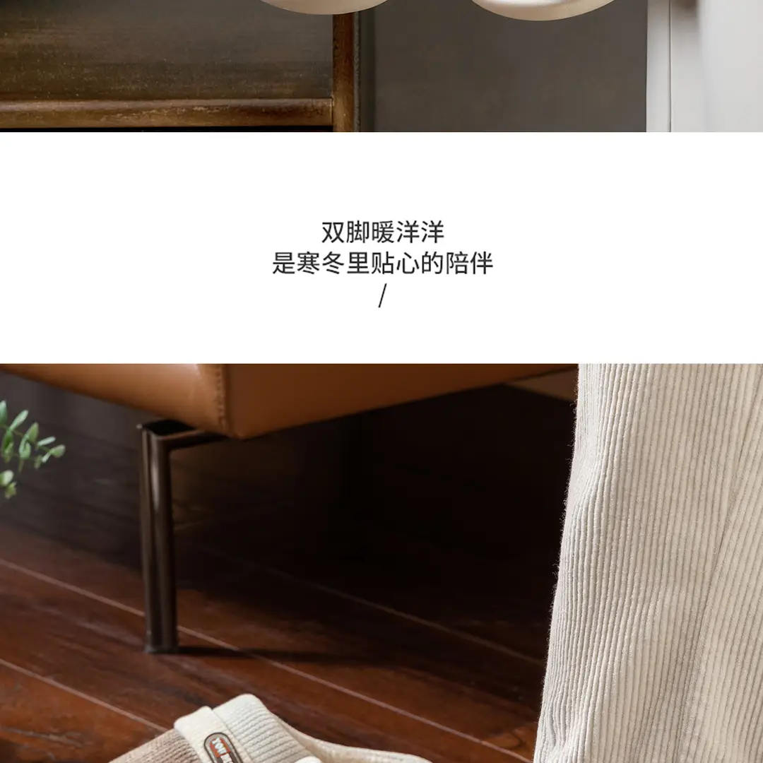Thick-Soled Men's Cotton Slippers for Men's Winter Outer Wear 2025 New Indoor Home Non-Slip Warm Color Matching Outdoor Cotton Shoes — feature 18