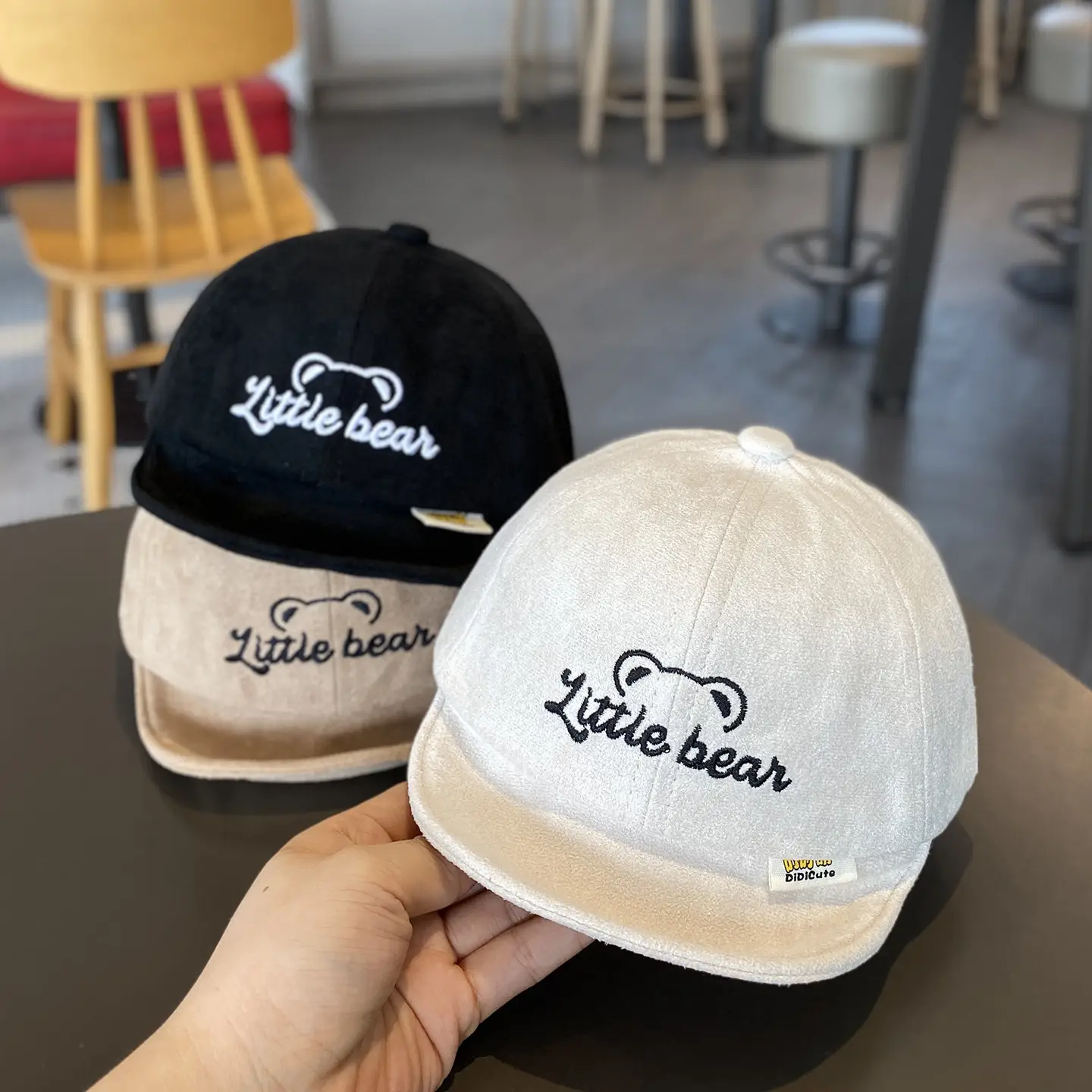 Baby "Live Bear" Beige Soft Baseball Cap - Image 8