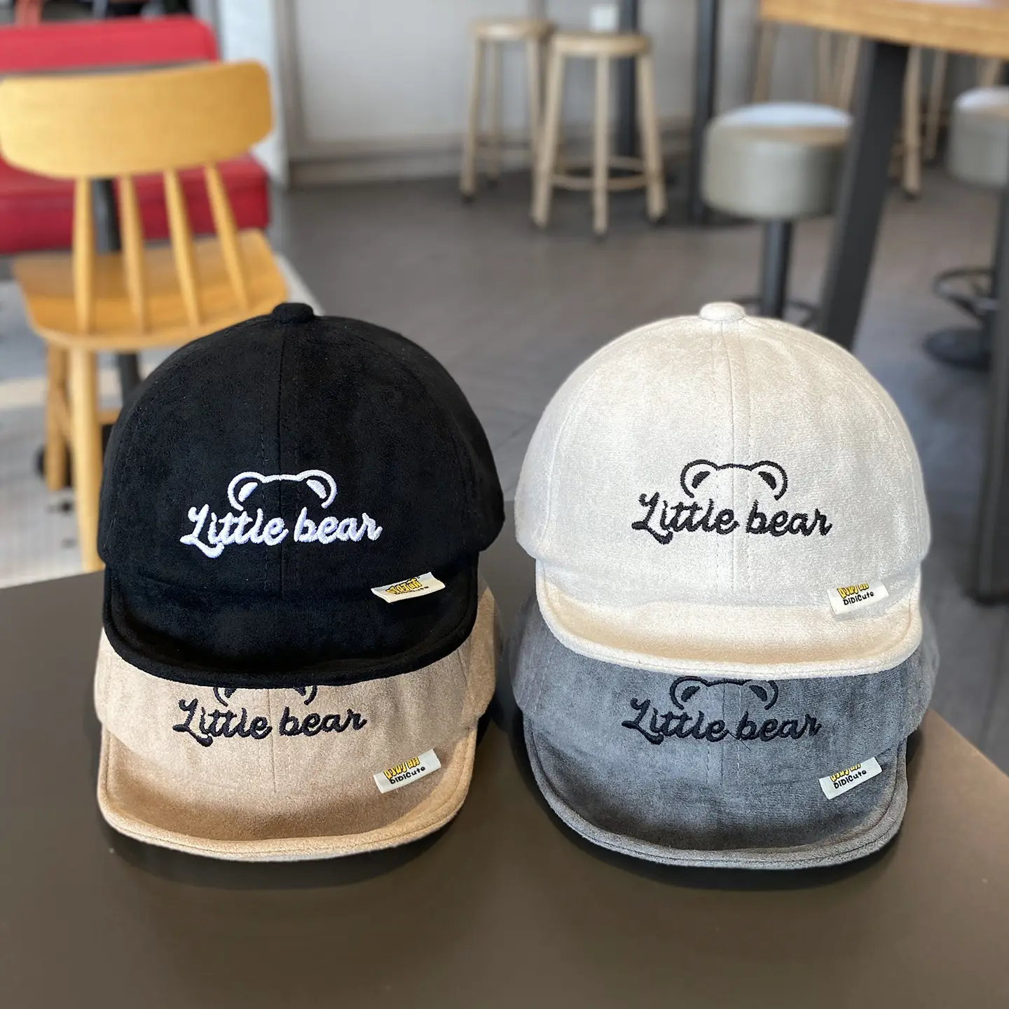 Baby "Live Bear" Beige Soft Baseball Cap - Image 9