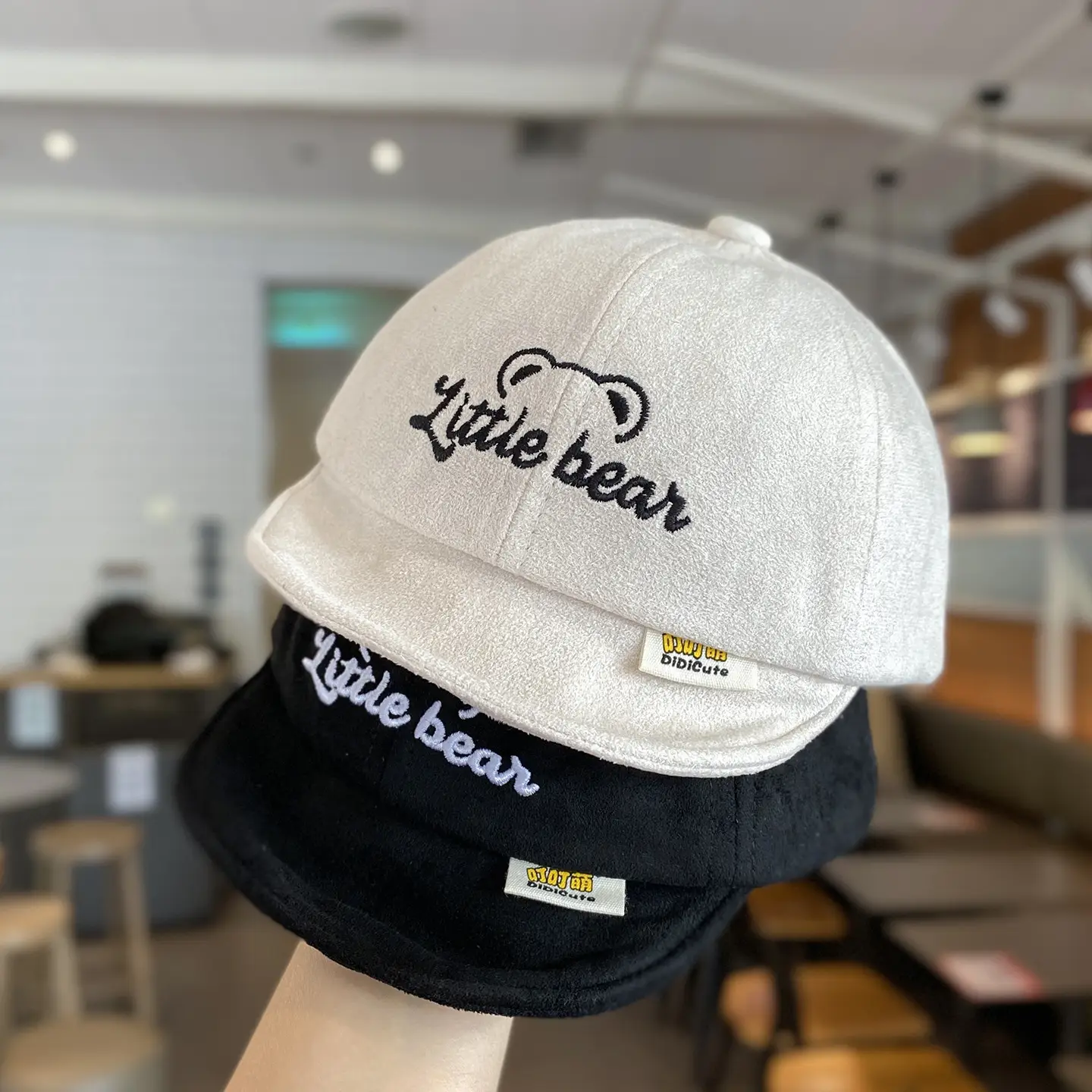 Baby "Live Bear" Beige Soft Baseball Cap — feature 7