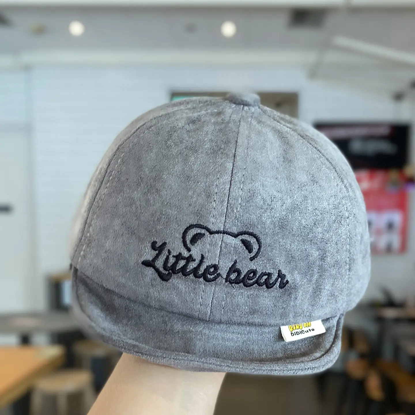 Baby "Live Bear" Beige Soft Baseball Cap - Image 5