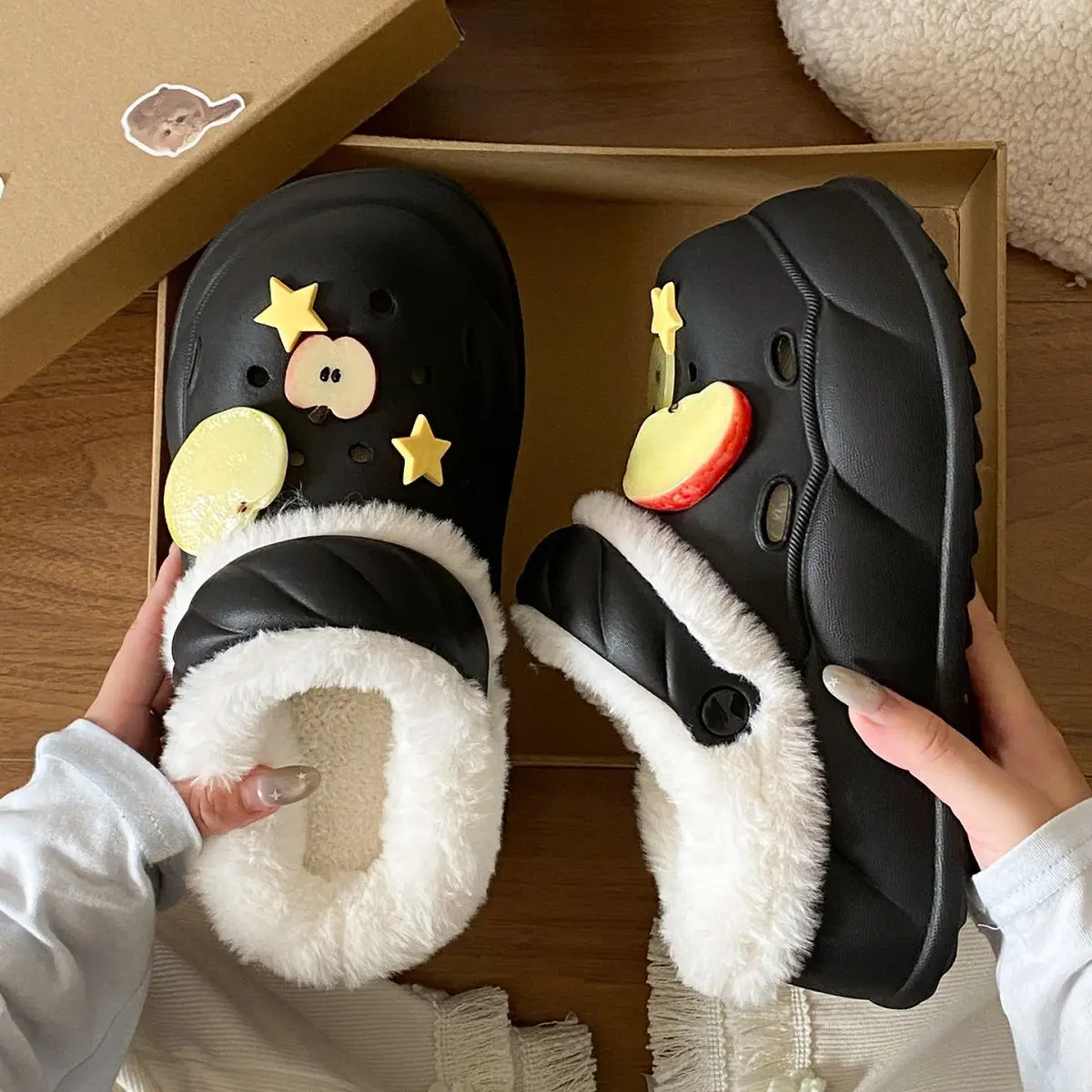 2025 Winter Cotton Slippers with Warm Fleece — feature 33
