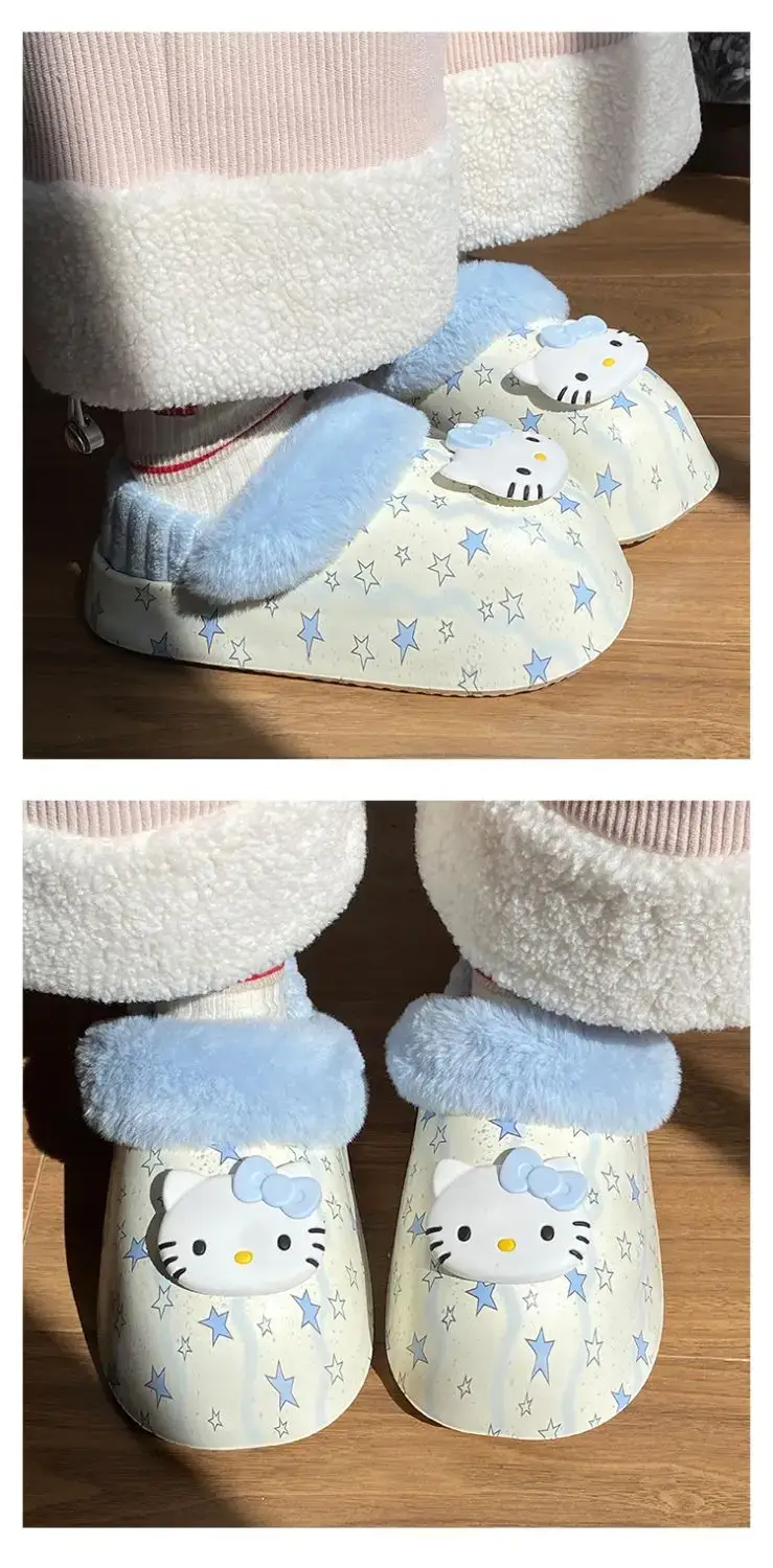 Winter Cute Cat Embroidered Soft Slippers for Girls — feature 15