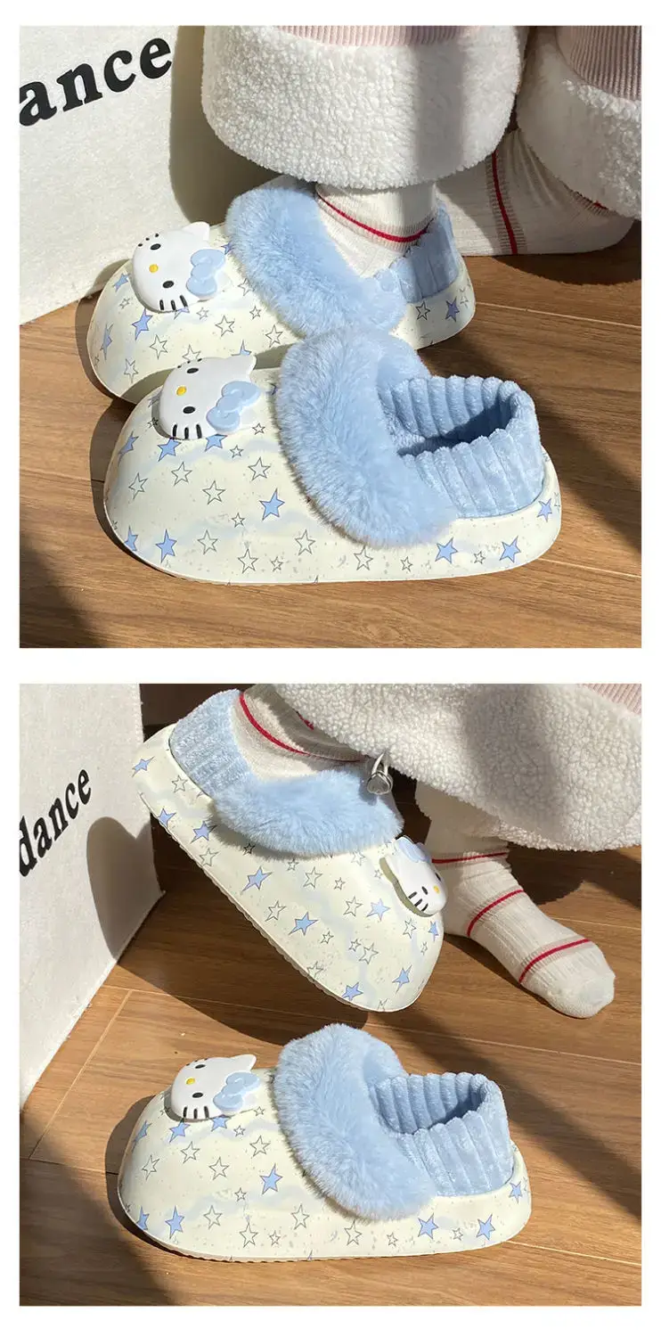 Winter Cute Cat Embroidered Soft Slippers for Girls — feature 16