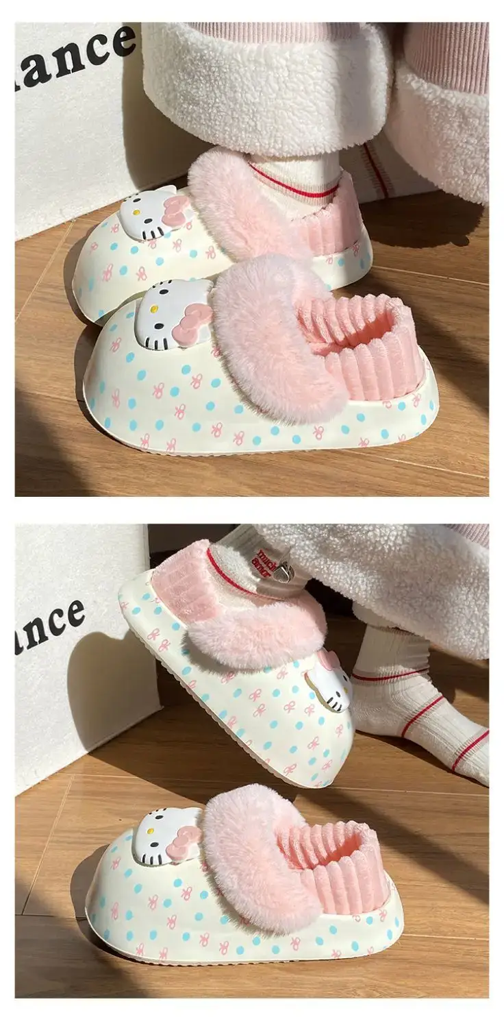 Winter Cute Cat Embroidered Soft Slippers for Girls — feature 17