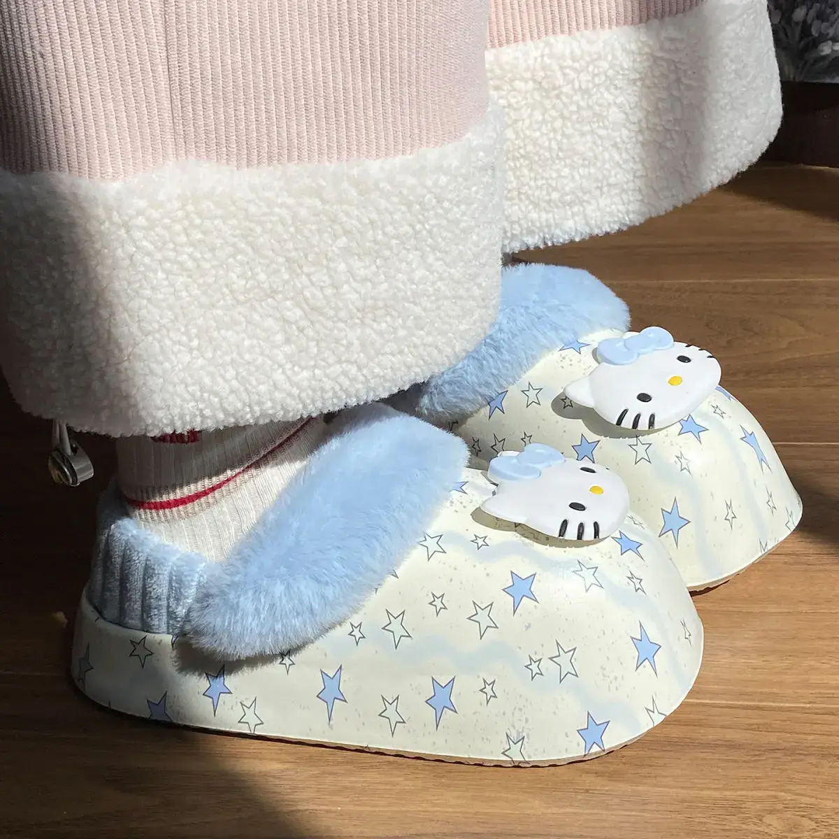 Winter Cute Cat Embroidered Soft Slippers for Girls — feature 25