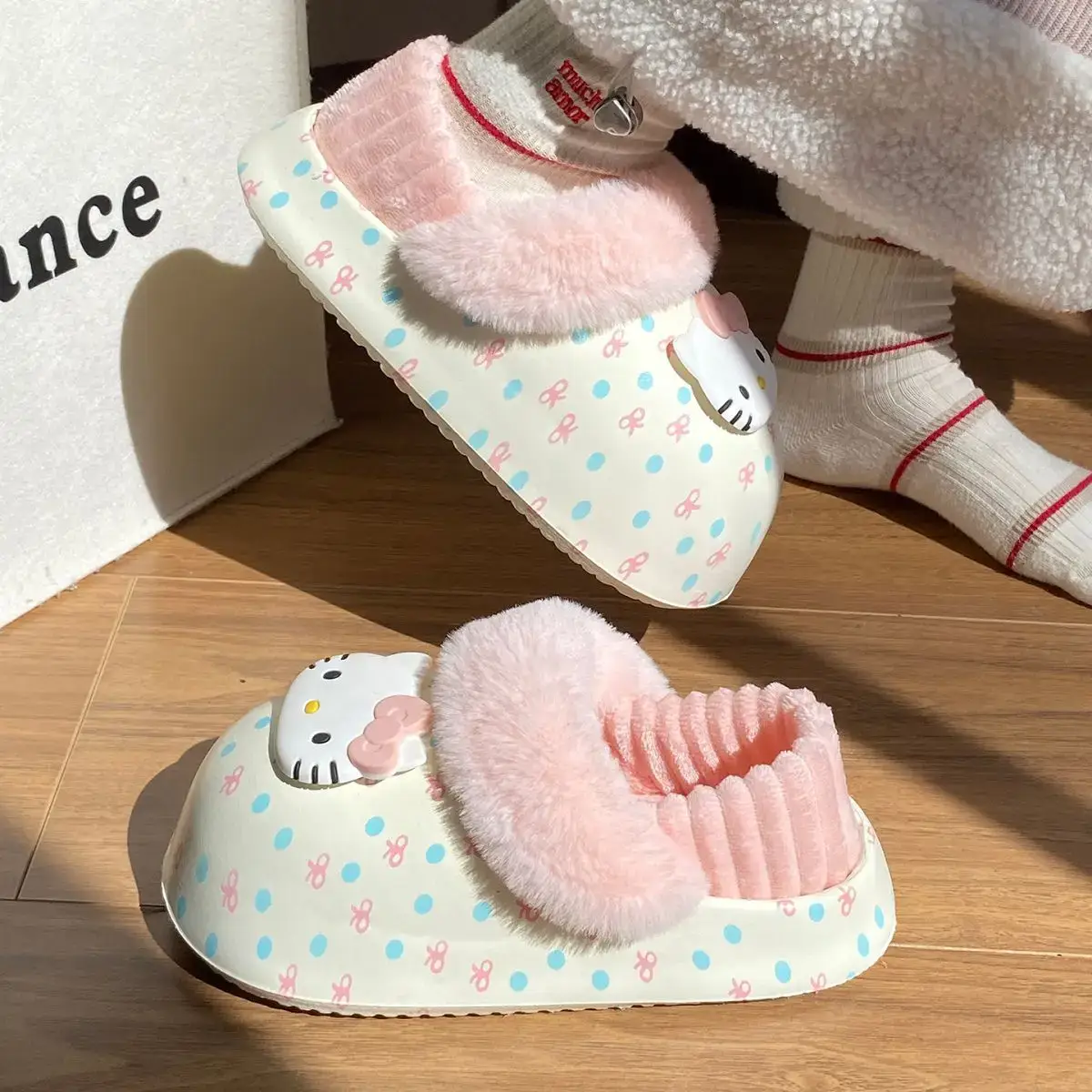 Winter Cute Cat Embroidered Soft Slippers for Girls — feature 30