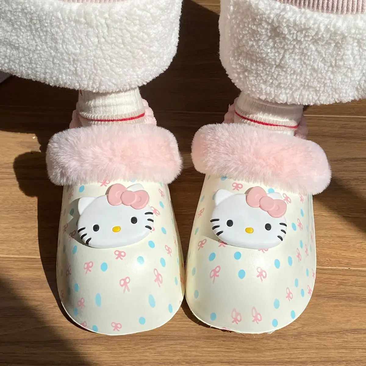 Winter Cute Cat Embroidered Soft Slippers for Girls — feature 31