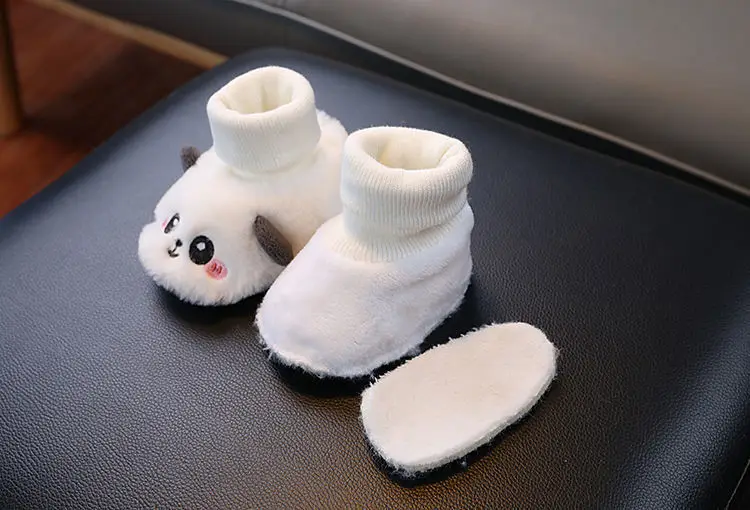 Baby Cartoon Panda Socks Shoes Velvet Warm Winter Socks — feature 11