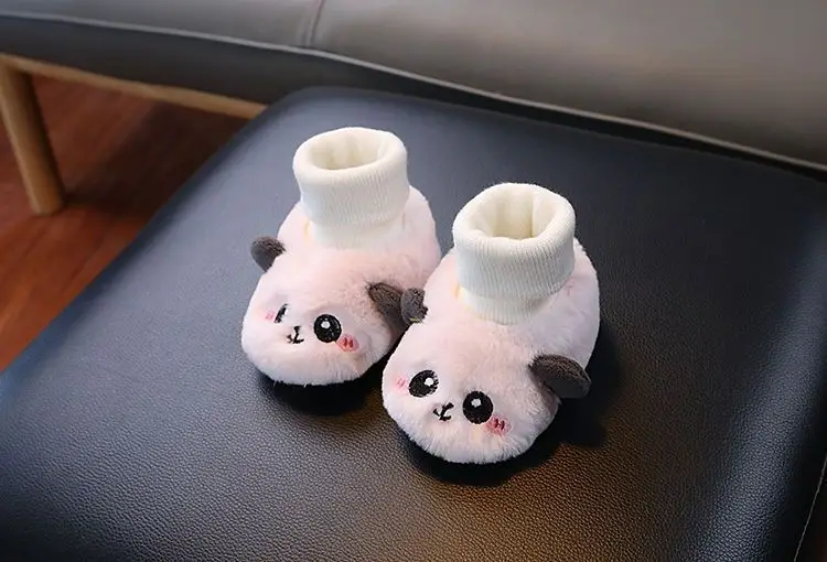 Baby Cartoon Panda Socks Shoes Velvet Warm Winter Socks — feature 18