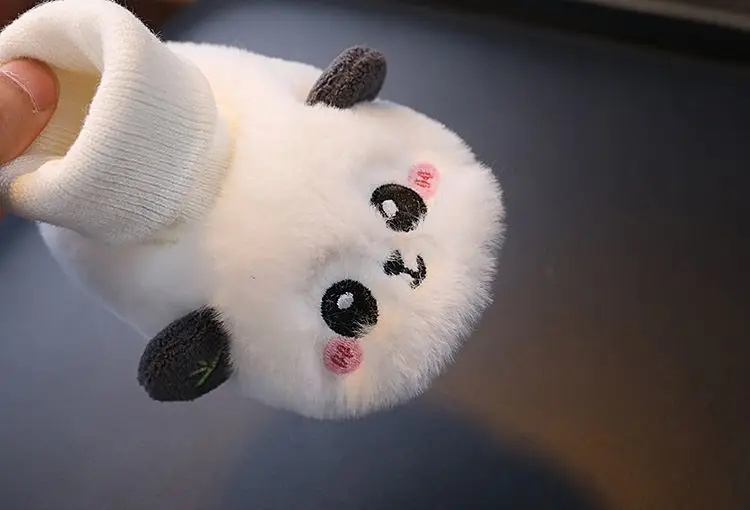 Baby Cartoon Panda Socks Shoes Velvet Warm Winter Socks — feature 7