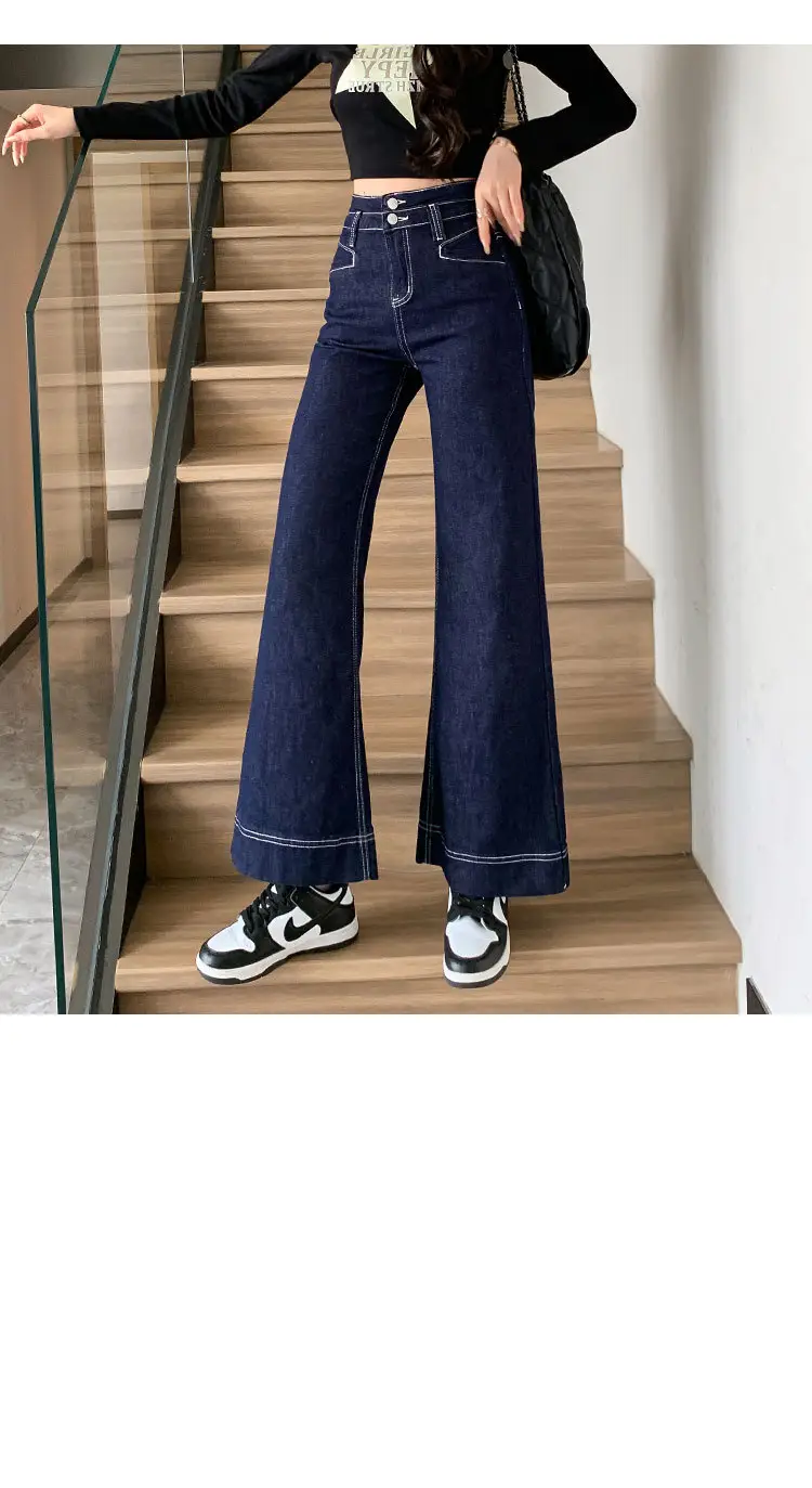 Women Wide Leg Pants Tummy Control Slimming Korean Style — feature 13
