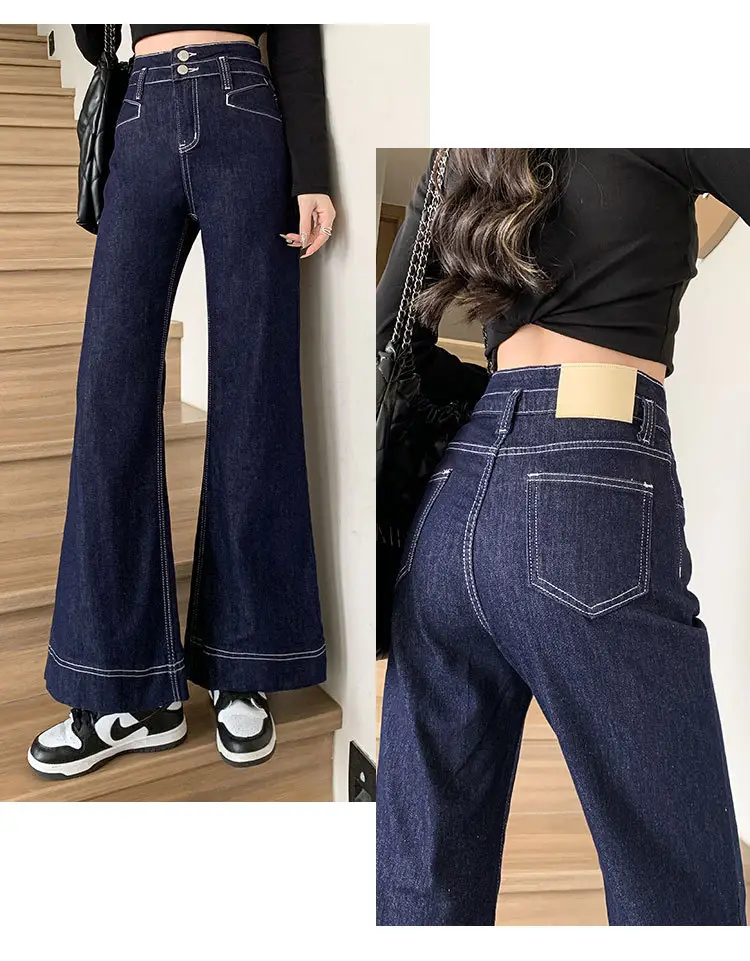 Women Wide Leg Pants Tummy Control Slimming Korean Style — feature 8
