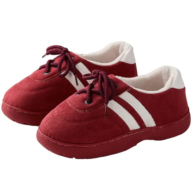 Women Velvet Cotton Training Shoes American Style Winter Autumn - Image 8
