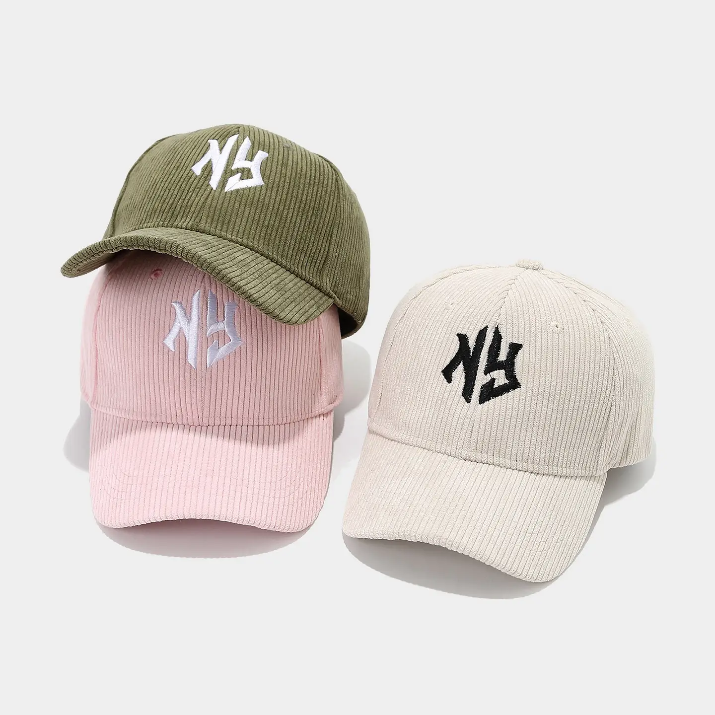 Women Red Black NY Logo Baseball Cap - Image 7
