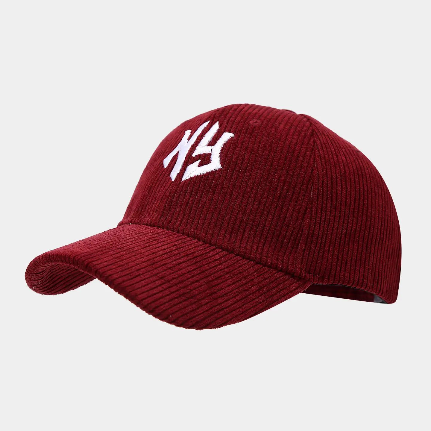 Women Red Black NY Logo Baseball Cap — feature 9