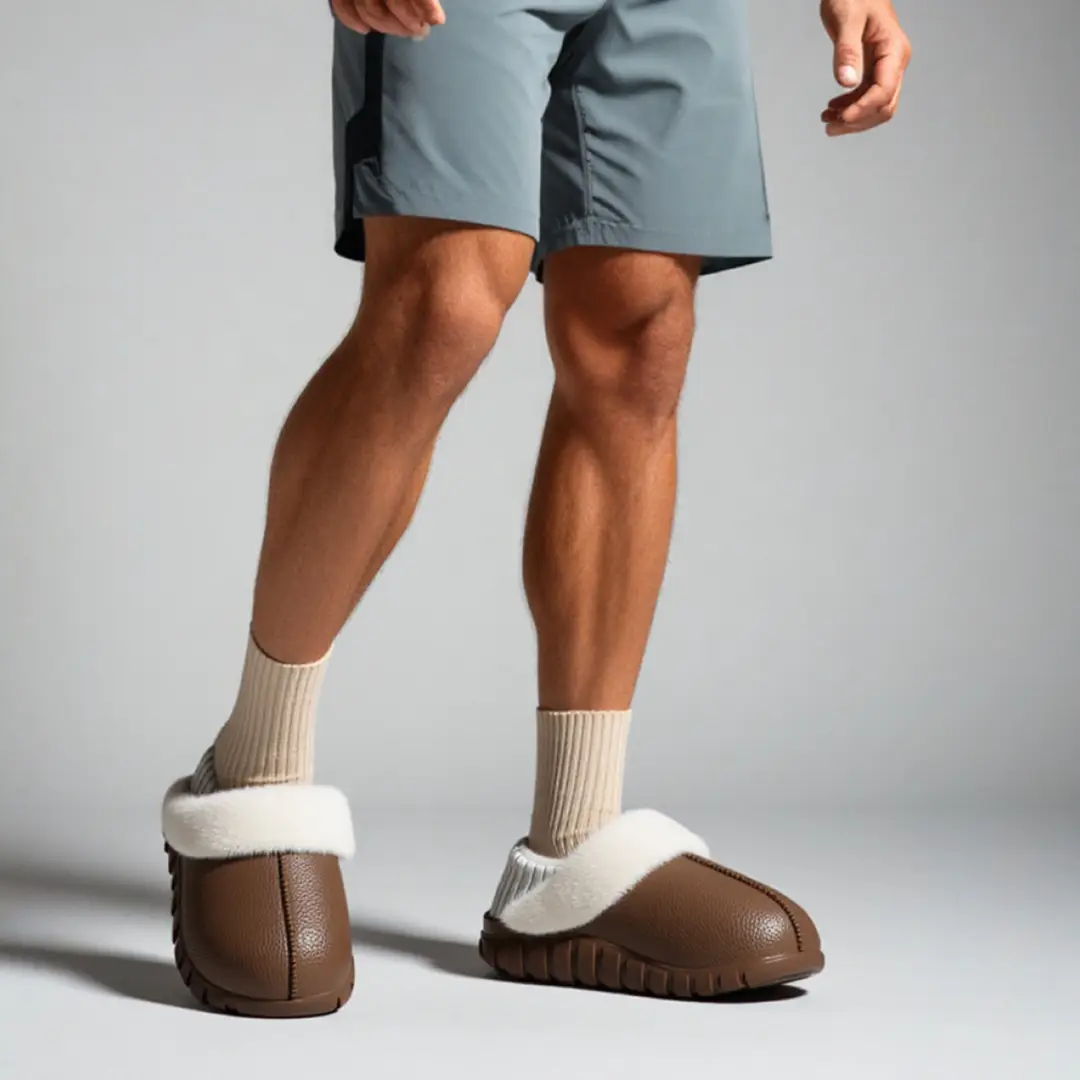 2025 New Cotton Slippers for Men and Women for Winter Home Use Indoor Thick-Soled Warm Anti-Slip Slippers Winter Cotton Slippers Trendy - Image 9
