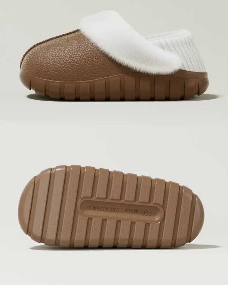 2025 New Cotton Slippers for Men and Women for Winter Home Use Indoor Thick-Soled Warm Anti-Slip Slippers Winter Cotton Slippers Trendy — feature 15