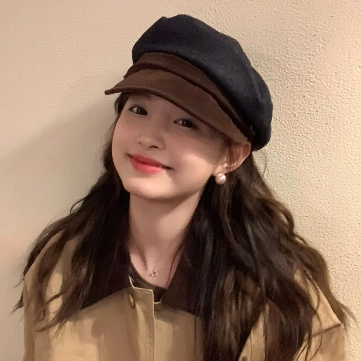 Japanese Retro Newsboy Cap for Women Autumn Winter Flat Top - Image 5