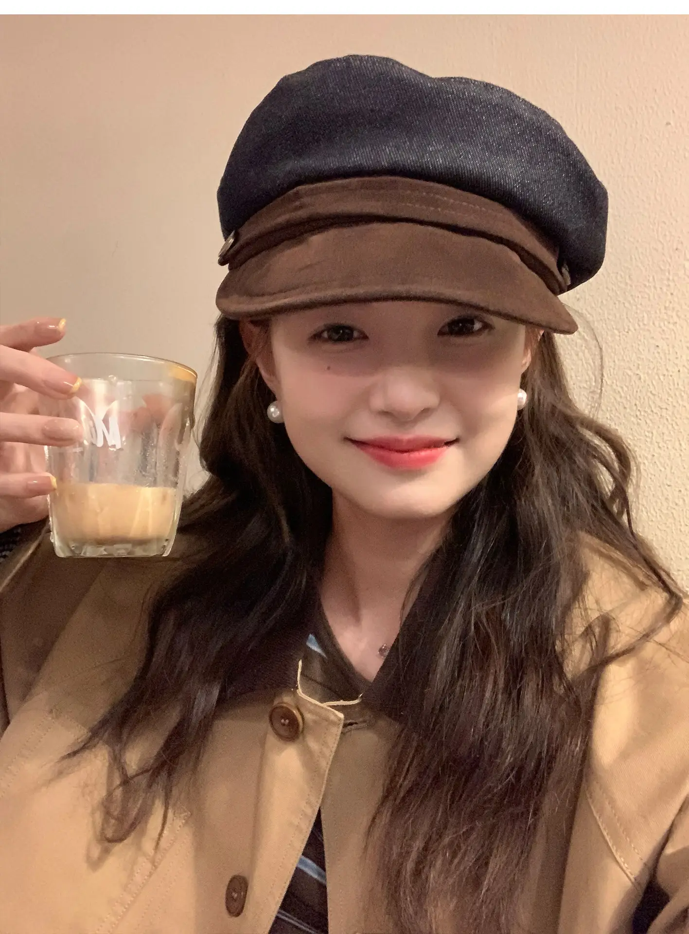 Japanese Retro Newsboy Cap for Women Autumn Winter Flat Top — feature 2