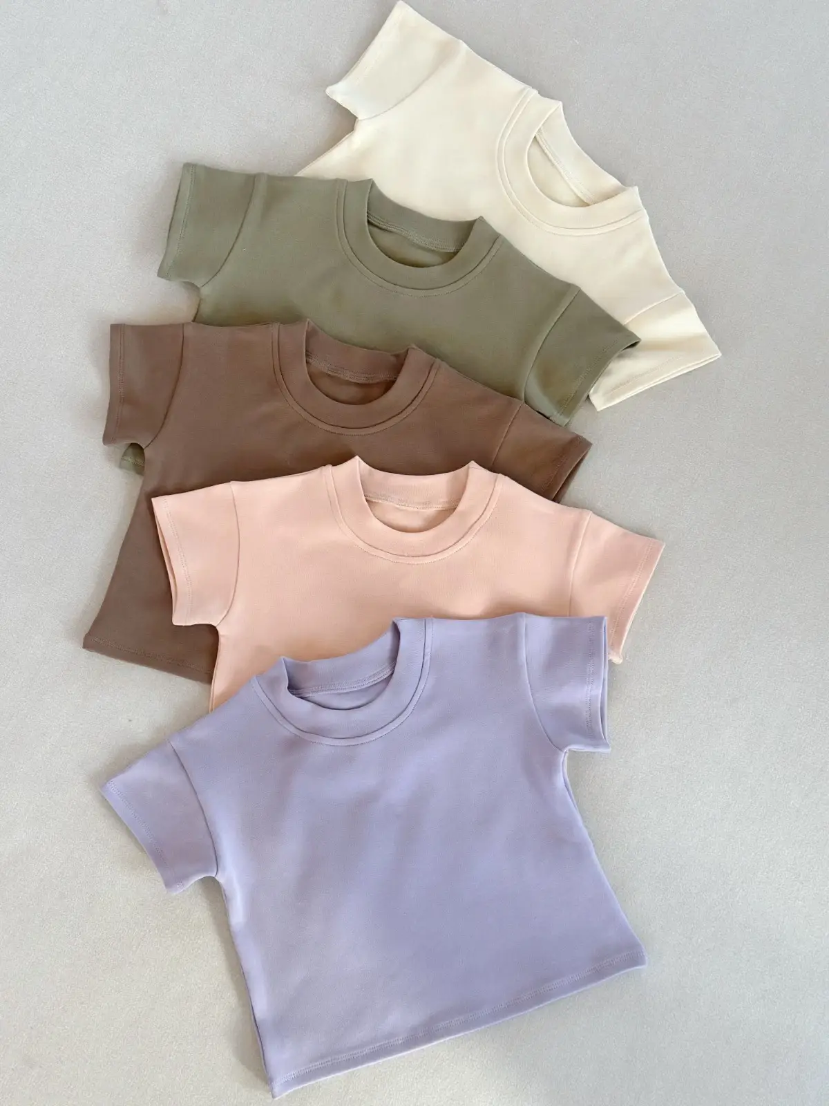 2026 Spring Kids Cotton Short Sleeve T-Shirts Set - Image 10
