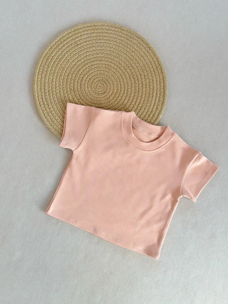 2026 Spring Kids Cotton Short Sleeve T-Shirts Set - Image 3