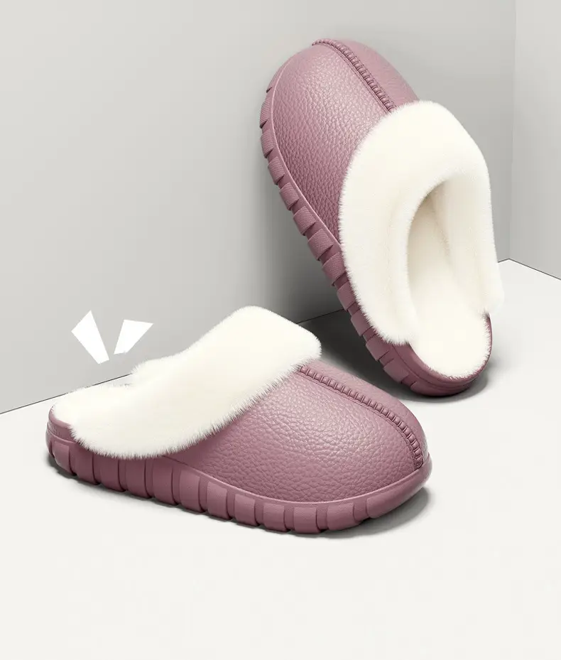 Men's Home Cotton Slippers Autumn and Winter Indoor Couple Home Extra Large Size Plush Warm Anti-Slip Cotton Slippers Women Wholesale — feature 6